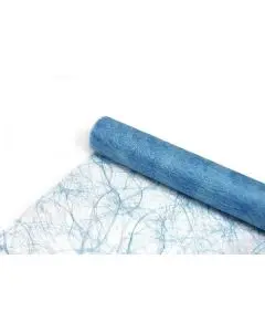 Sizoweb bordløber - 30 cm x 5 meter - Lyseblå