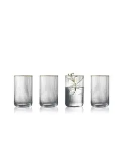 Lyngby Vandglas Palermo Gold Highball Vandglas 50cl 4stk