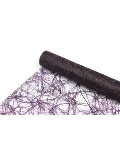 Sizoweb bordløber - 30 cm x 25 meter - Mørk Lilla