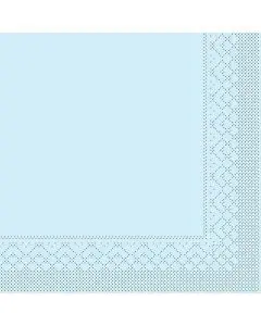 Sovie Frokostserviet 3-lags 20stk - Pastelblå