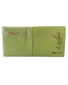 Mank 24x24 Stofligende serviet 100stk - Kiwi
