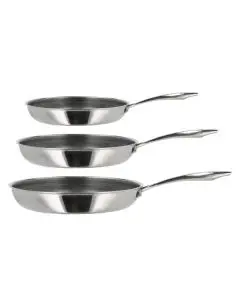 Pillivuyt Gourmet Paillon Hybrid Stegepandesæt - 3 dele