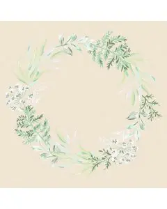 Mank Stofligende Middagsserviet 50stk - Alea