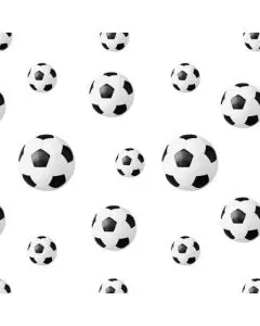 Stikdug fodbolde - 80 x 80cm