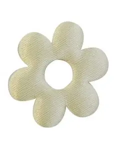 Satinblomster 24stk - Creme