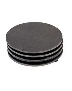 Skiferplade Ø10cm - 4stk