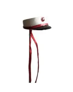 Studenterhue på pind - Bordeaux rød