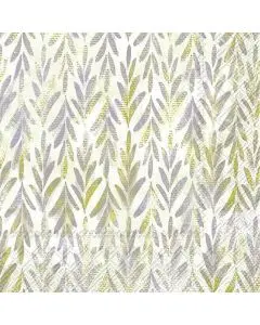 IHR Frokostserviet 3-lags 20stk - Twiggy Cream Green