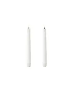 Uyuni LED Stagelys 2,3x20cm 2stk - Hvid