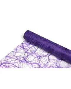 Sizoweb bordløber - 30 cm x 5 meter - violet