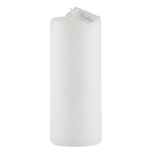 Bloklys 6x20 cm - Hvid