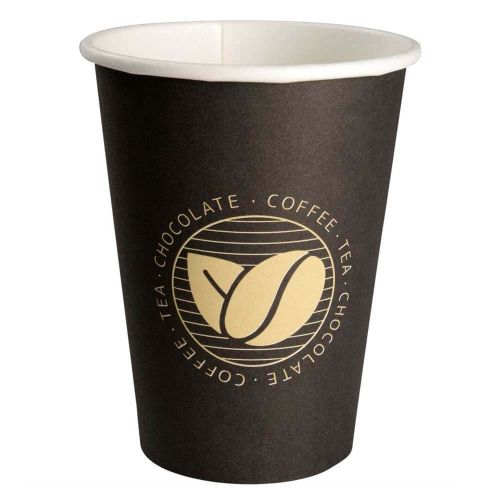 Kaffebæger Beans 48cl Sort - 50stk