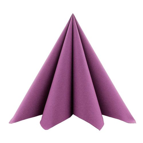 Sovie Stofligende Middagsserviet 12stk - Amethyst