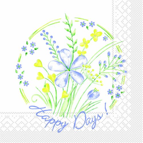 Mank 33x33 3-lags 100stk - Happy Days