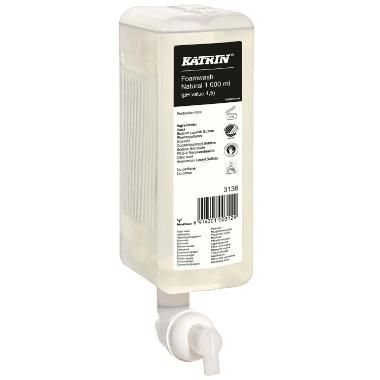 Katrin Skumsæbe Refill t/ Dispenser - uden Farve/Parfume 1L