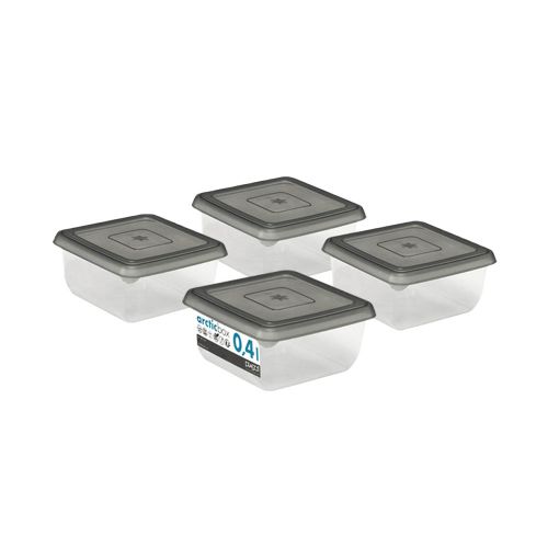 Køle/frysebokse 4stk - 0,4L