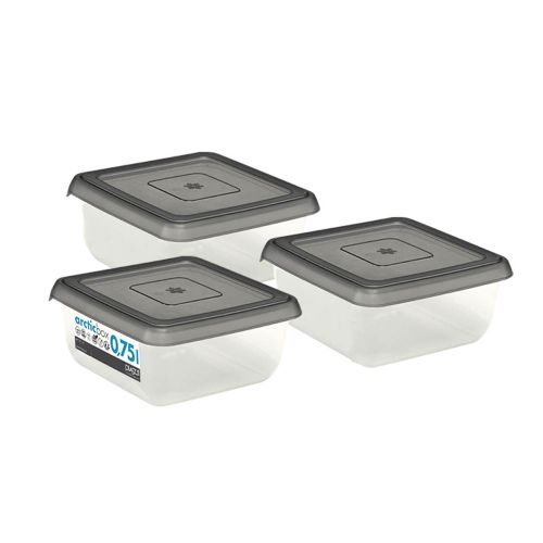 Køle/frysebokse 3stk - 0,75L