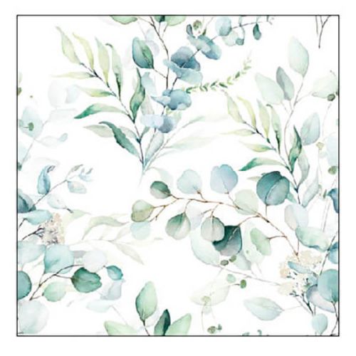 Ambiente kaffeserviet 25x25cm 3-lags 20stk - Eucalyptus All Over