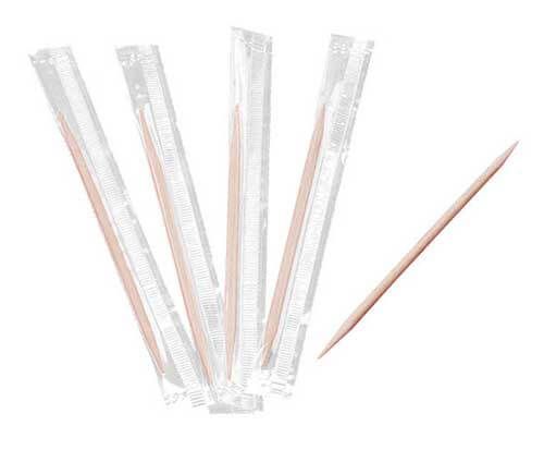 Tandstikker separat indpakket - 1000 stk