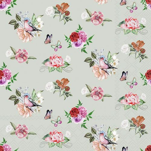 Ambiente Frokostserviet 3-lags 20stk - Charlotte stone