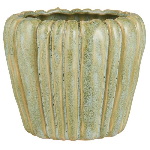 Skjuler m/ujævne riller H 10,5 cm - støvgrøn