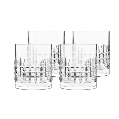 Luigi Bormioli Mixology Charme Vandglas/whiskyglas 38cl 4stk