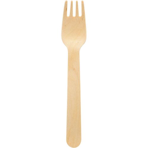 Duni gaffel træ 16cm - 100stk