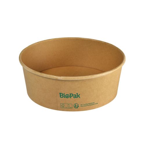 Duni BioPak Ronda Bowl Natur 1300ml - 25stk