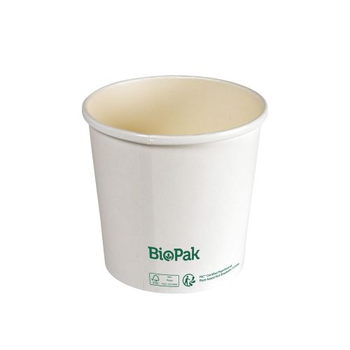 Duni BioPak Ronda Bowl Hvid 750ml - 35stk