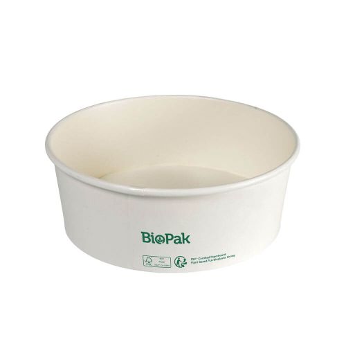 Duni BioPak Ronda Bowl Hvid 1300ml - 25stk