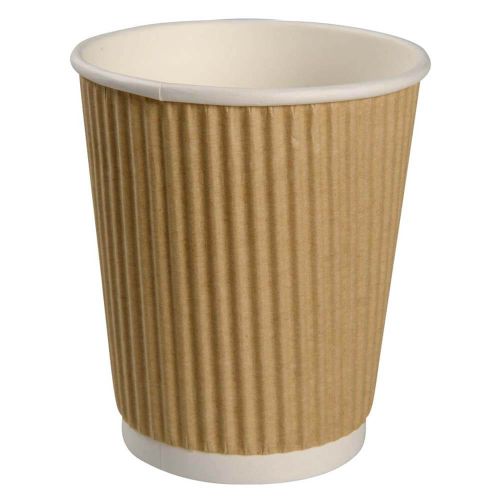 Kaffebæger Ripple Wall 24cl Brun - 25stk