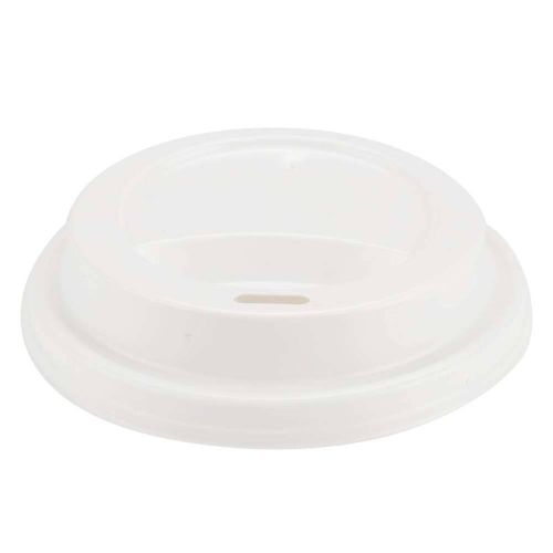Låg til kaffebæger Ø9cm Hvid PP - 100stk
