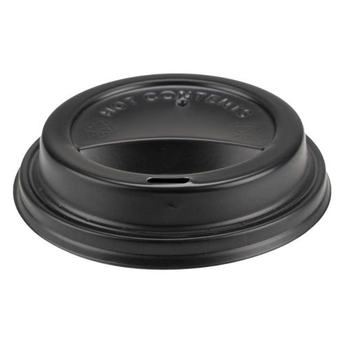Låg til kaffebæger Ø8cm Sort PP - 100stk