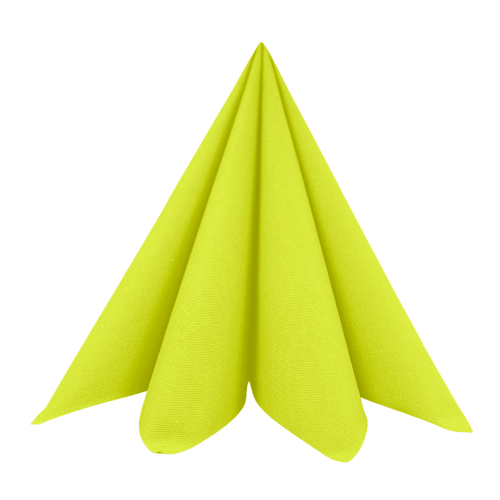 Dunisoft Stofligende Middagsserviet 60stk - Kiwi