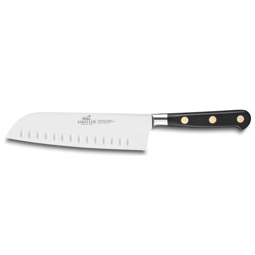 Lion Sabatier Ideal Santokukniv 18 cm Stål/Sort