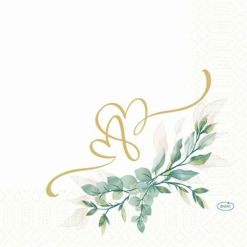 Duni Frokostserviet 3-lags 50stk - Love Hearts