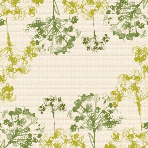 Dunisoft Stofligende Middagsserviet 60stk - Green Umbles