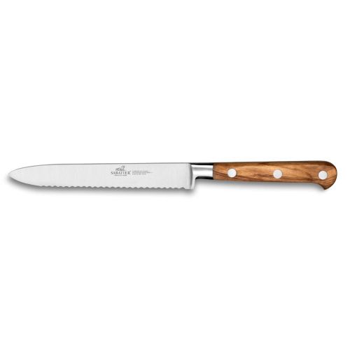 Lion Sabatier Ideal Provence Tomatkniv 12 cm Stål/Oliventræ