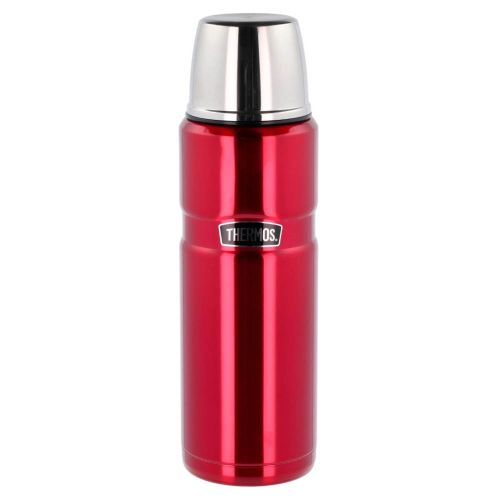 Thermos Stainless King Termoflaske 1,2L - Mørk Rød