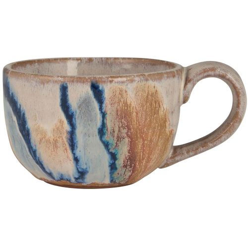 Krus m/hank Trosa blå struktur