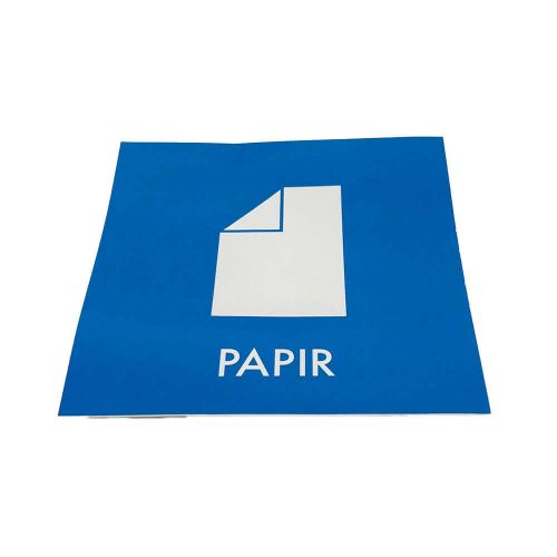 Piktogram Papir Blå
