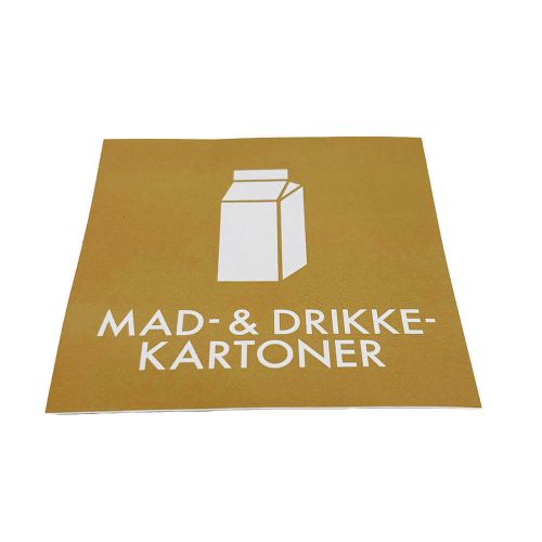 Piktogram Mad & Drikkekartoner Brun