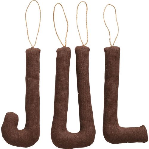 JUL bogstaver til ophæng