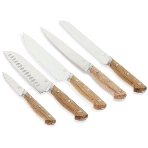 Morsø Knivsæt 5 dele Eg/Rustfrit stål