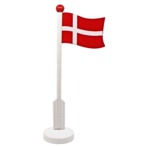 Bordflag Dannebrog Træ - 36cm