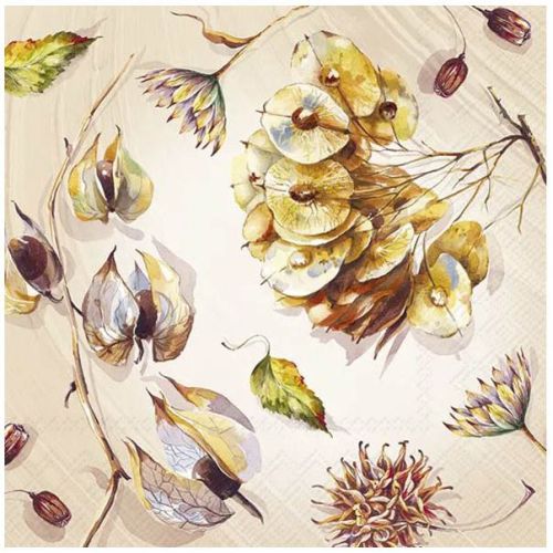 IHR 3-lags Frokostserviet 33x33cm 20stk - Harmony Cream