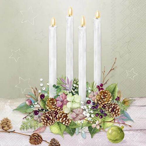 IHR Frokostserviet 3-lags 20stk - Festive Season Cream