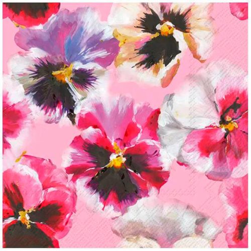 IHR Frokostserviet 3-lags 20stk - Viola Rose