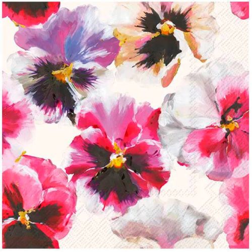 IHR Frokostserviet 3-lags 20stk - Viola White