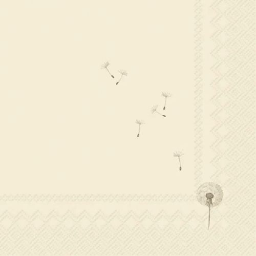 IHR Frokostserviet 3-lags 20stk - Tiny Dandelion Cream